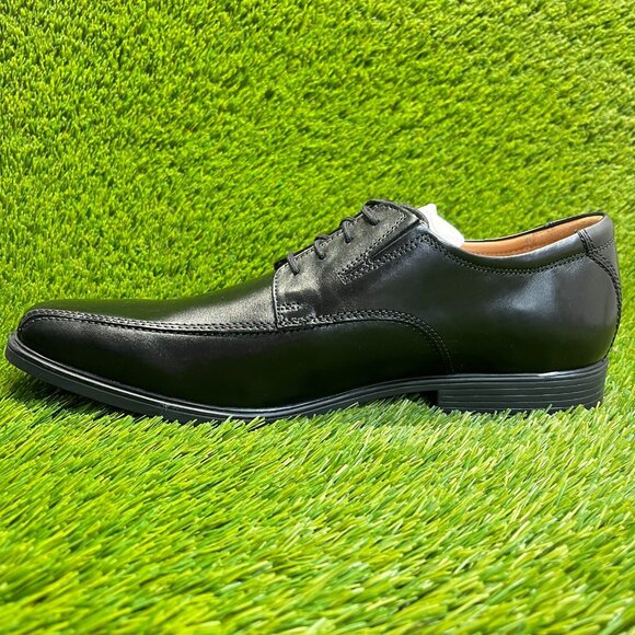 Clarks Tilden Walk Mens Size 12 Black Classic Leather Lace Up Oxford Shoes main image 5